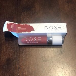 Last chance! NWT Dose of Colors lipstick in Brick